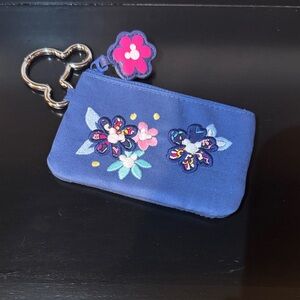 Vera Bradley x Disney Floral Key Card Holder